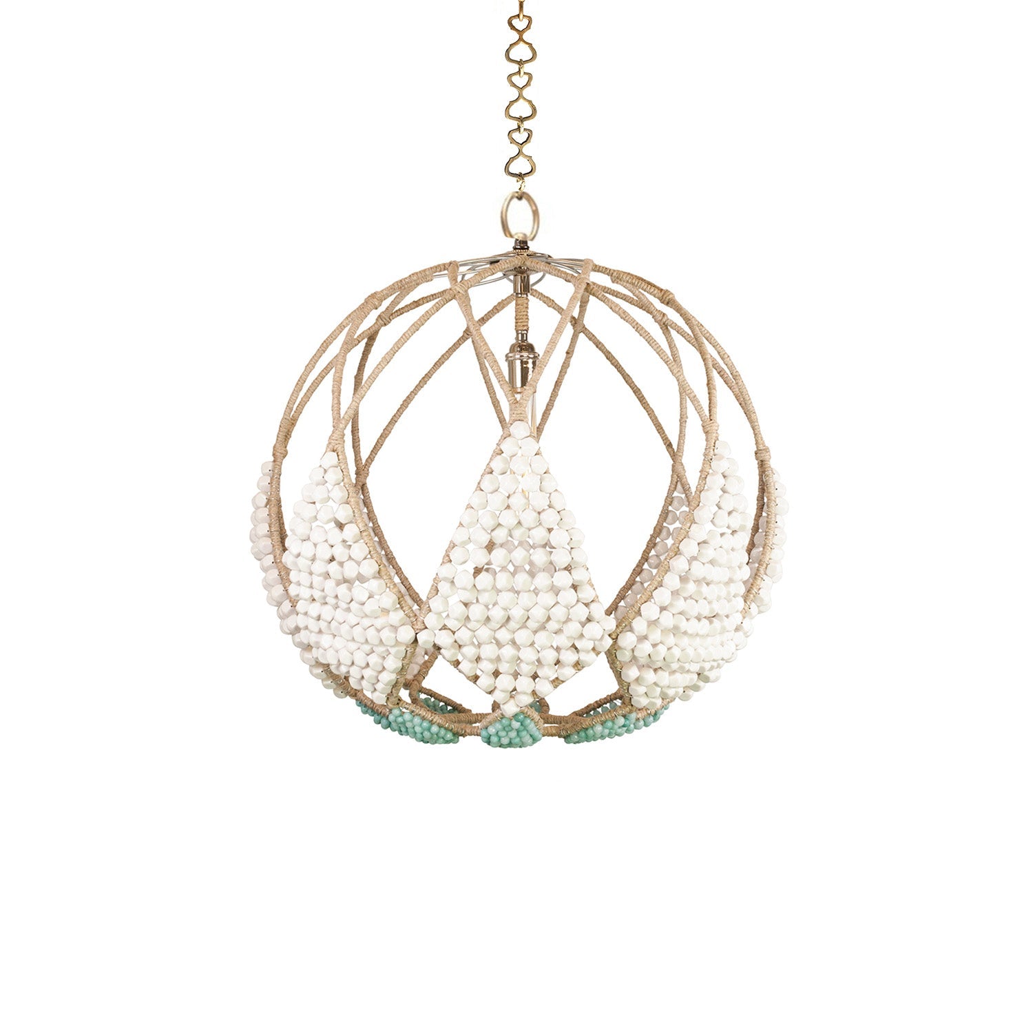 Lustre en perles d'Adélaïde