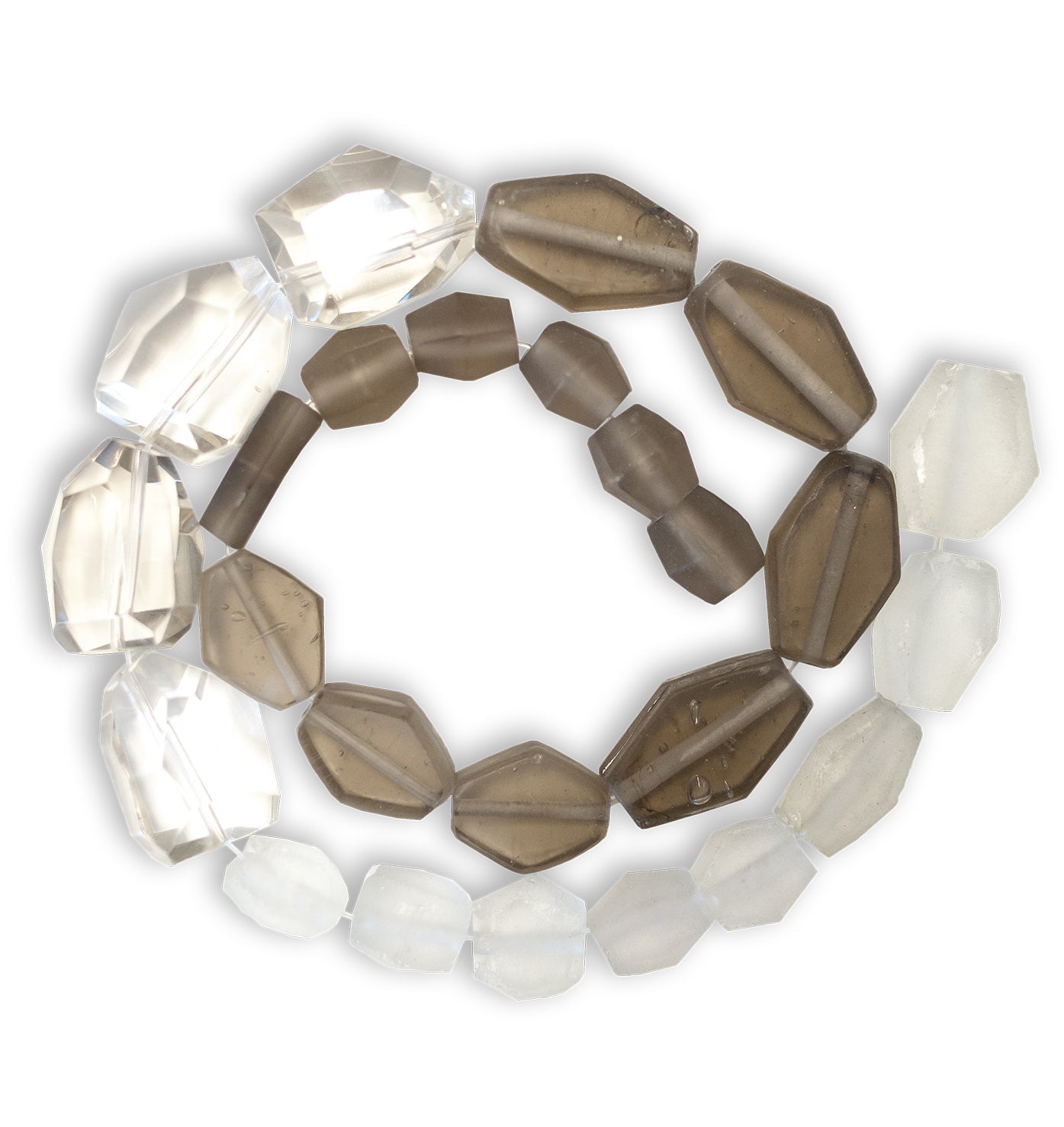 Lustre en perles Malibu Indigo