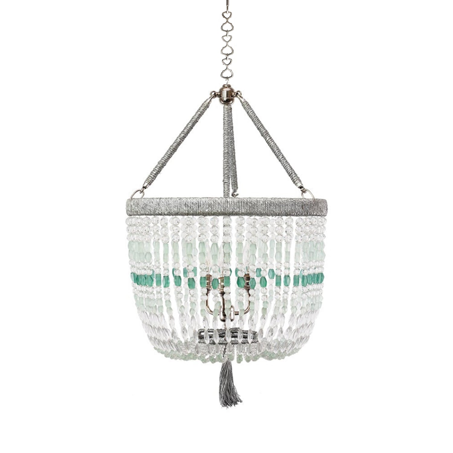 Lustre en perles de mer de Malibu