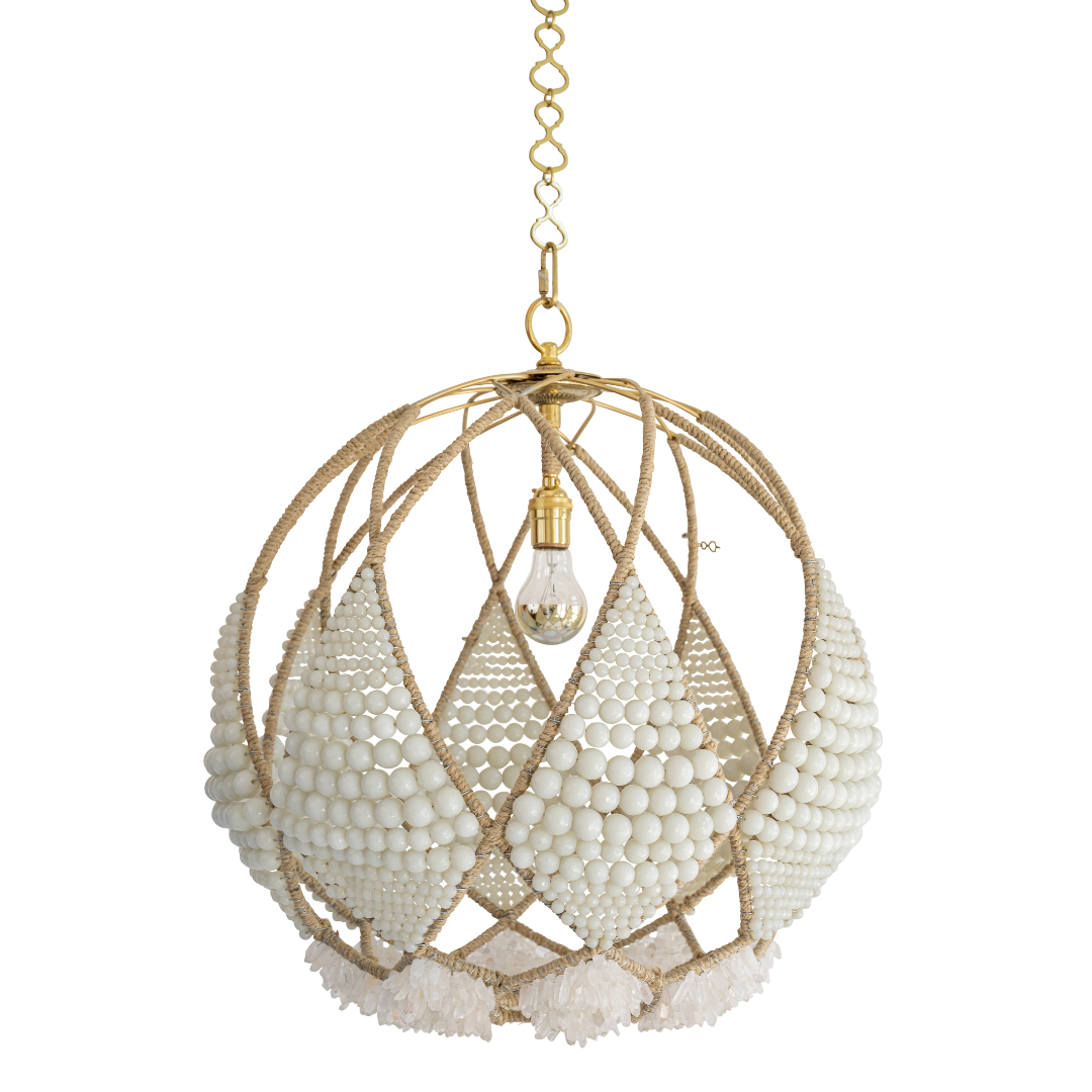 Lustre en perles d'Adélaïde